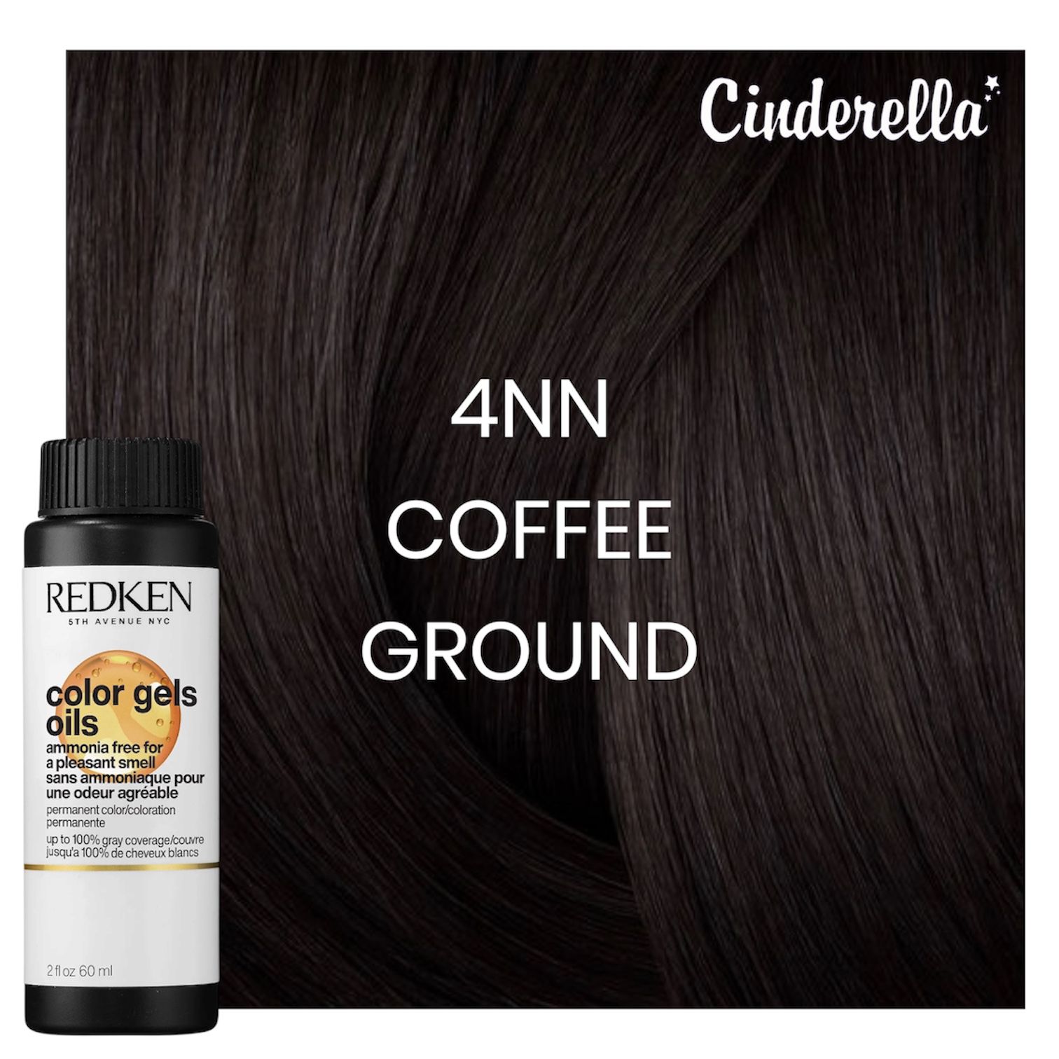 Redken Color Gels Oils 4NN 60ml - Cinderella
