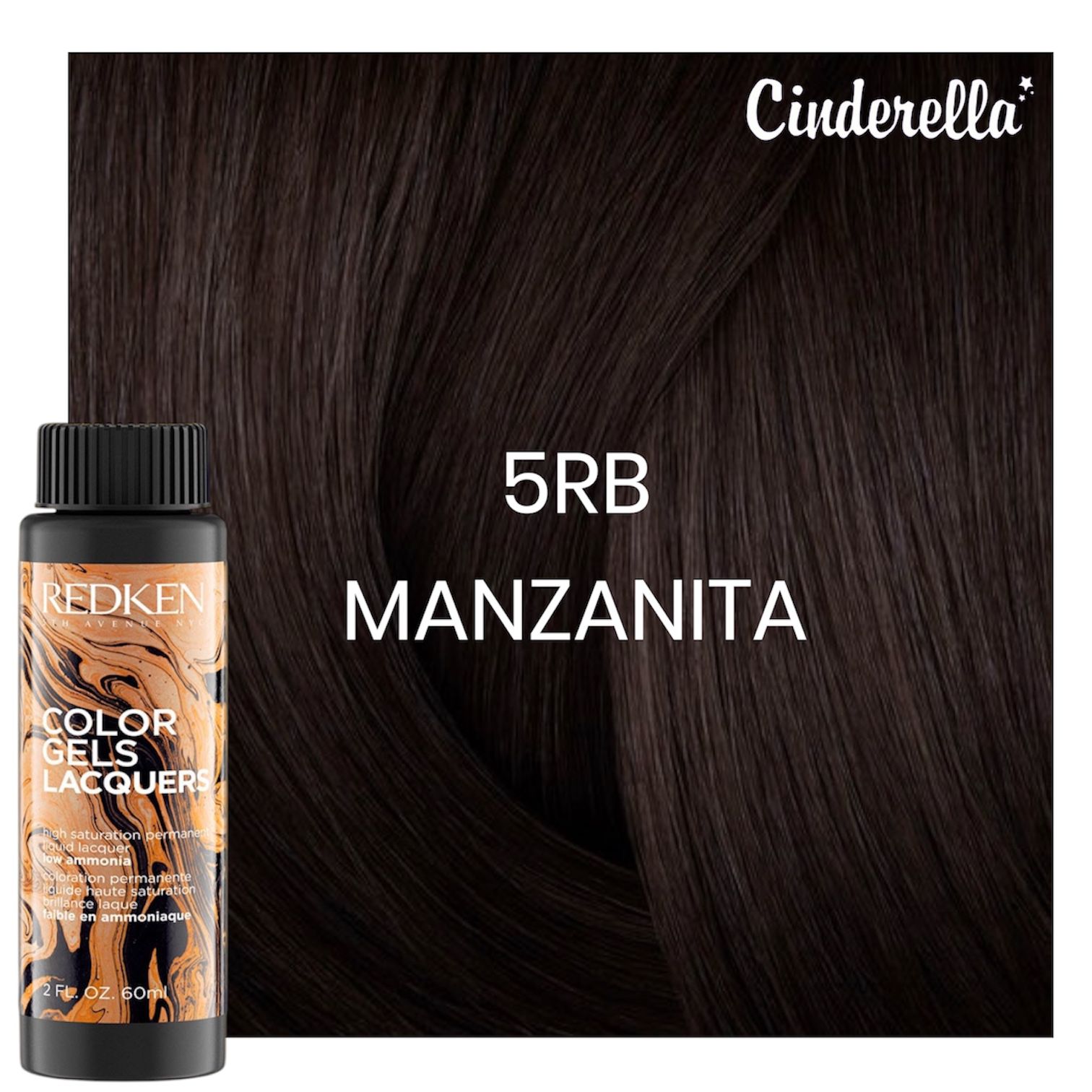 REDKEN Color Gels Lacquers 5RB Manzanita 60ml - Cinderella
